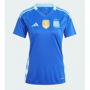 Fotbalové Dres Argentina Dámské Venkovní Oblečení Copa America 2024 Krátký Rukáv